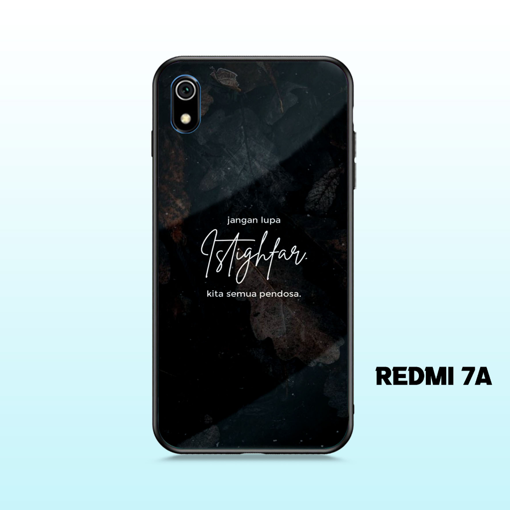 Case Xiaomi Redmi 7A Casing Xiaomi Redmi 7A MOTIF QUOTES Casing Hp  Case Hp Silikon Hp Softcase Hp Softcase Glass Kaca Kesing Hp