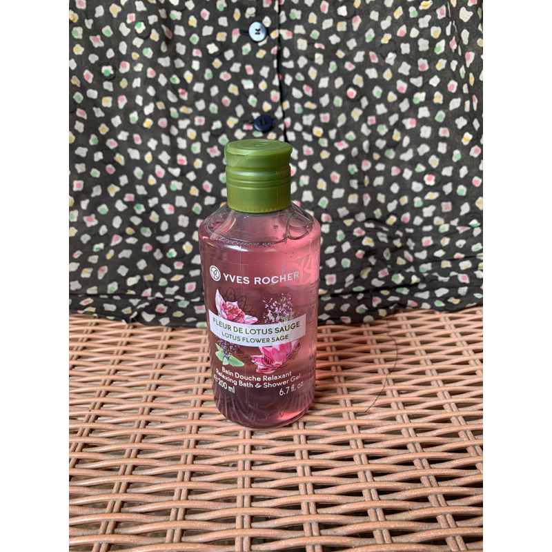 Jual Yves Rocher Original Lotus Flower Sage Relaxing Bath & Shower Gel