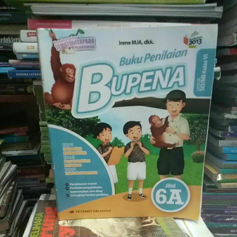 Jual buku penilaian bupena jilid 6a untuk SD kelas 6 penerbit Erlangga ...