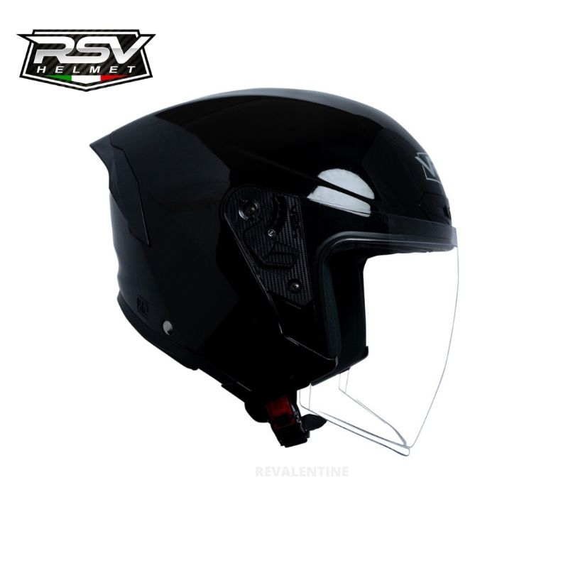 Jual RSV WINDTAIL CARBON ORIGINAL Helm Half Face Wind Tail Motif