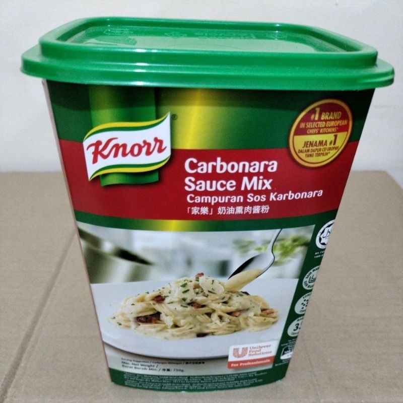 Jual Knorr Carbonara Sauce Mix 750gr Shopee Indonesia