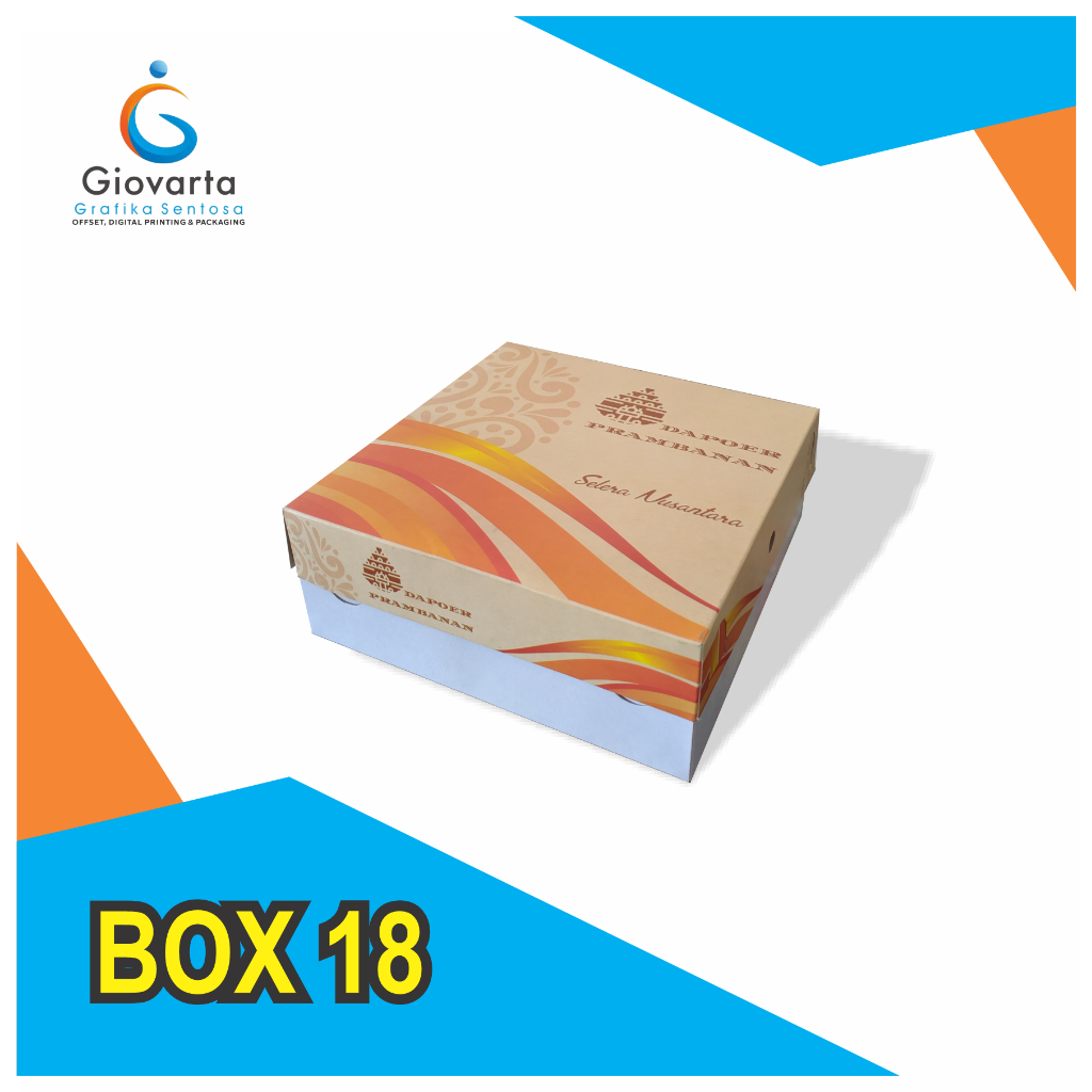 Jual Box Makanan / Lunch Box Paper / Paper Box Lunch Custom Desain ...