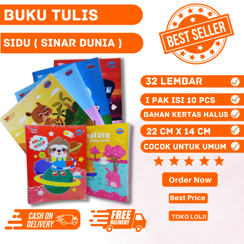 Jual Buku Tulis Sekolah Sinar Dunia 38 Lembar ( 1 Pcs ) | Shopee Indonesia