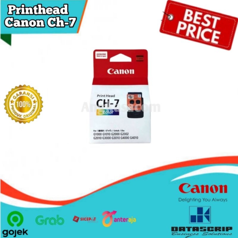 Jual Canon Printhead Print Head Ch 7 Ca92 Color Original Cartrdige G1010 G2010 G3010 G4010