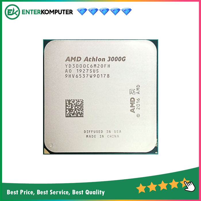 Jual AMD Athlon 3000G (Radeon Vega 3) 3.5Ghz 35W AM4 [Tray] - 2 Core ...