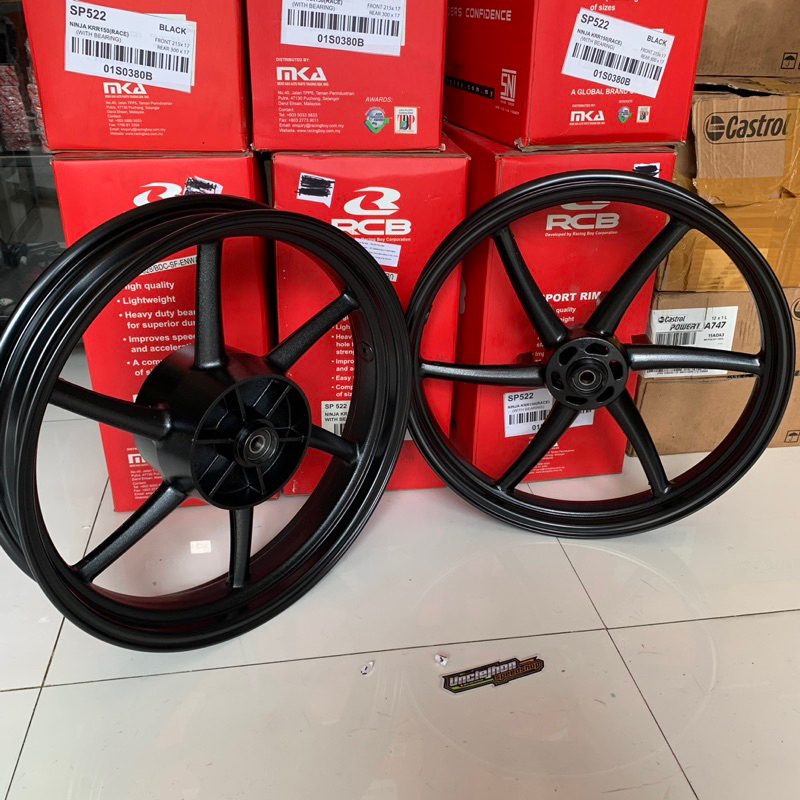Jual Velg RCB Ninja RR 215 300 X 17 BLACK pnp untuk Ninja R RR SS ...