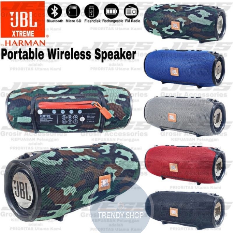 Jual Speaker Bluetooth Jbl Xtreme Jumbo Dan Xtrere Super Fullbass Stereo Plus Tali Selempang