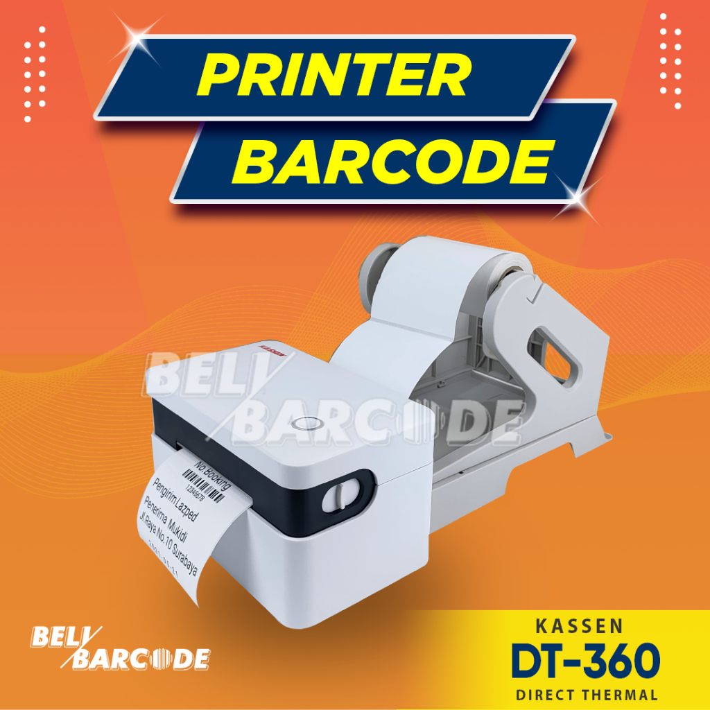 Jual Mesin Cetak Barcode Resi Shopee Dan Ekspedisi Kassen Dt360 Dt