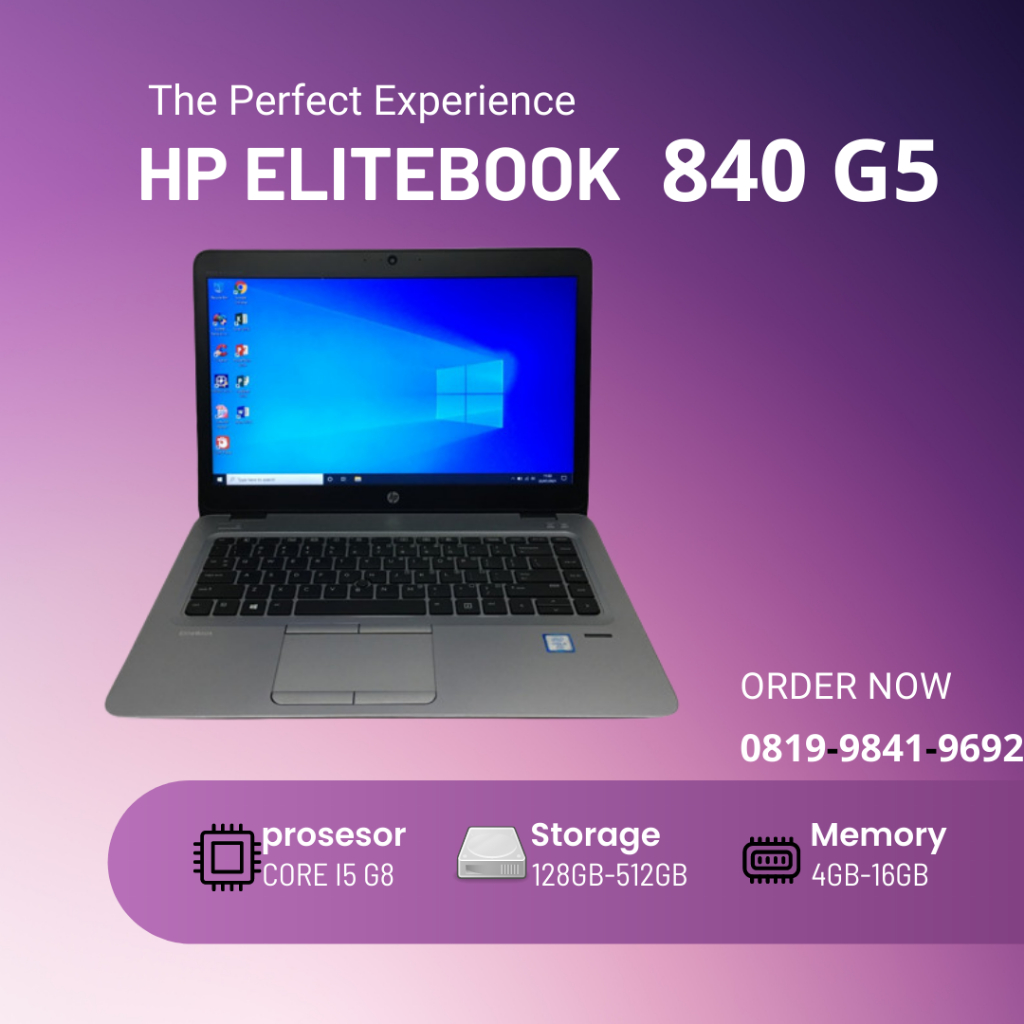 Jual Laptop Hp Elitebook 840 G5 Core I7 Gen8 Ram 8gb Ssd 256gb Mulus Amanah Shopee Indonesia 7756