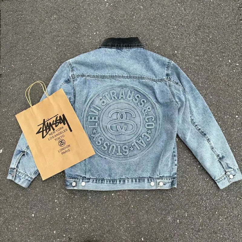 Jual Stussy x Levi's Embossed 501 Denim Jeans | Shopee Indonesia