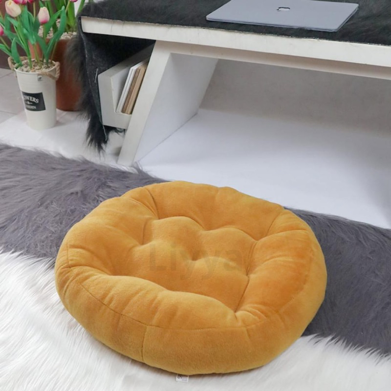 Jual RumahLiyya Cushion Ball Alas Bantal Duduk Bulat Lantai Kursi Sofa ...
