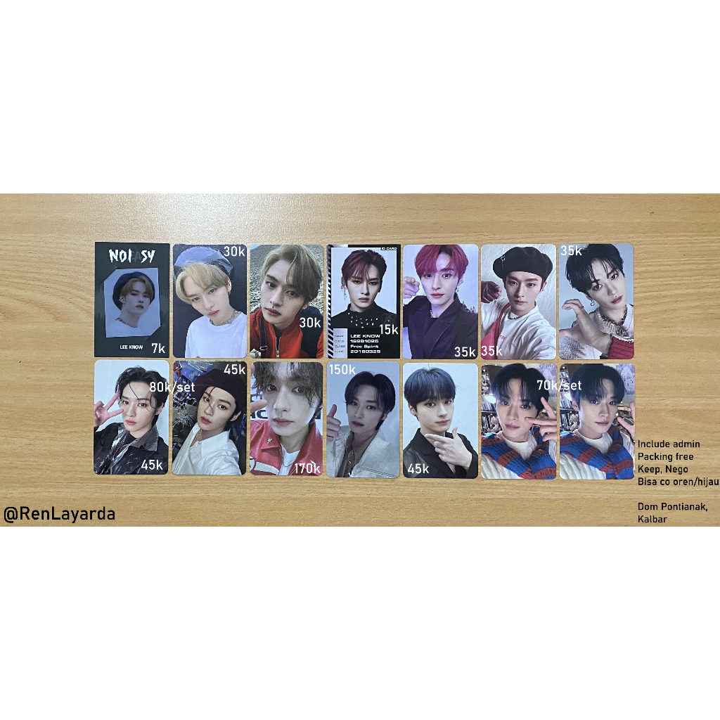 STRAY KIDS LEE KNOW 5-STAR Music Korea Photocard POB EUR 22,11