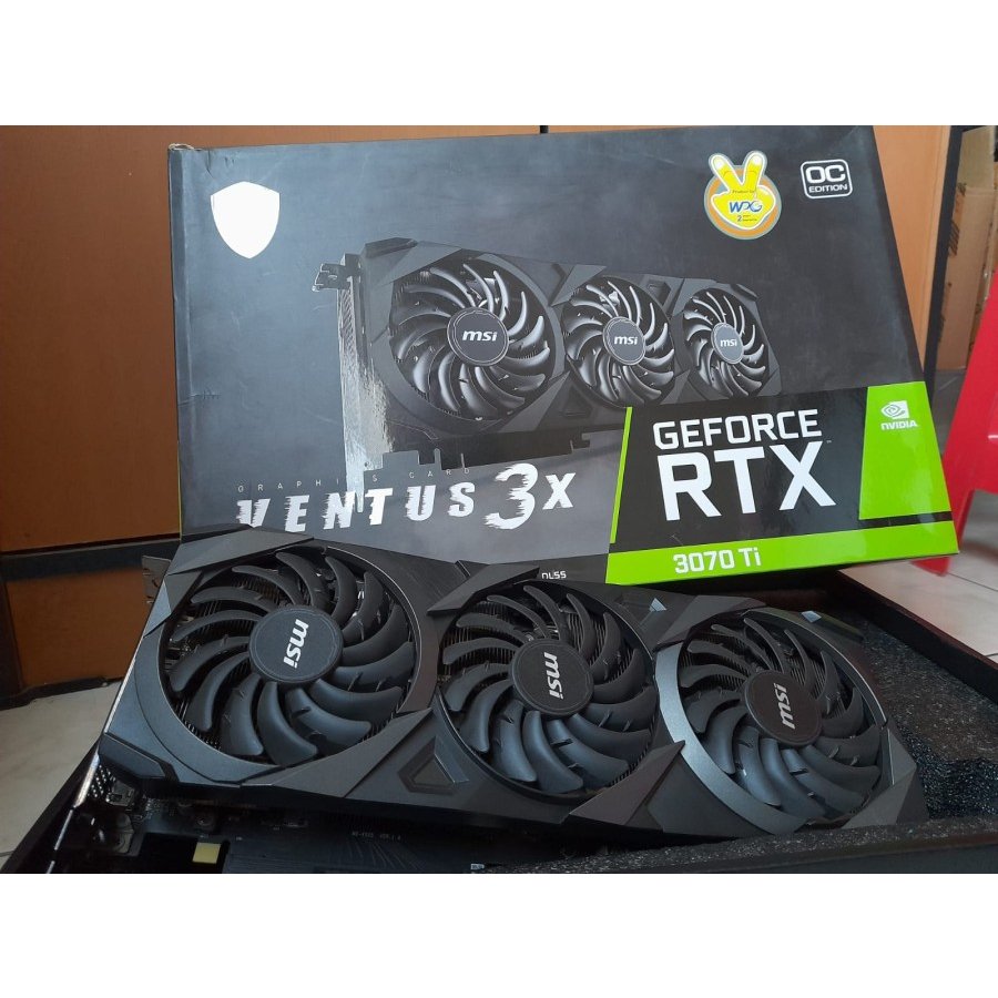 Jual VGA MSI NVIDIA GEFORCE RTX 3070 TI VENTUS 3X 8G OC - 8GB GDDR6X ...