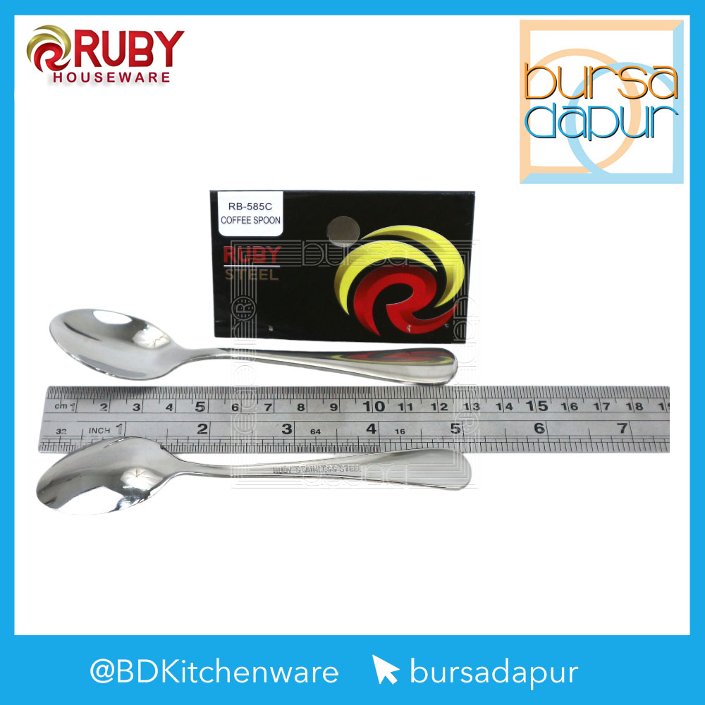 Jual Ruby RB-585C Stainless Steel Coffee Spoon / Sendok Kopi Kecil [1 ...