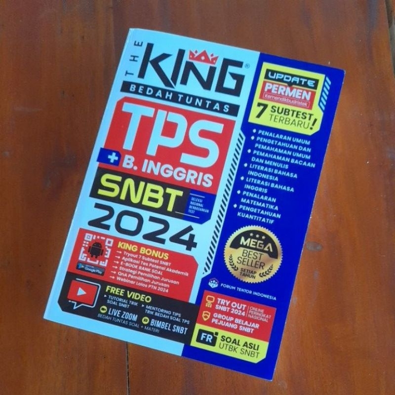 Jual BUKU THE KING BEDAH TUNTAS TPS + BAHASA INGGRIS 2024 | Shopee ...