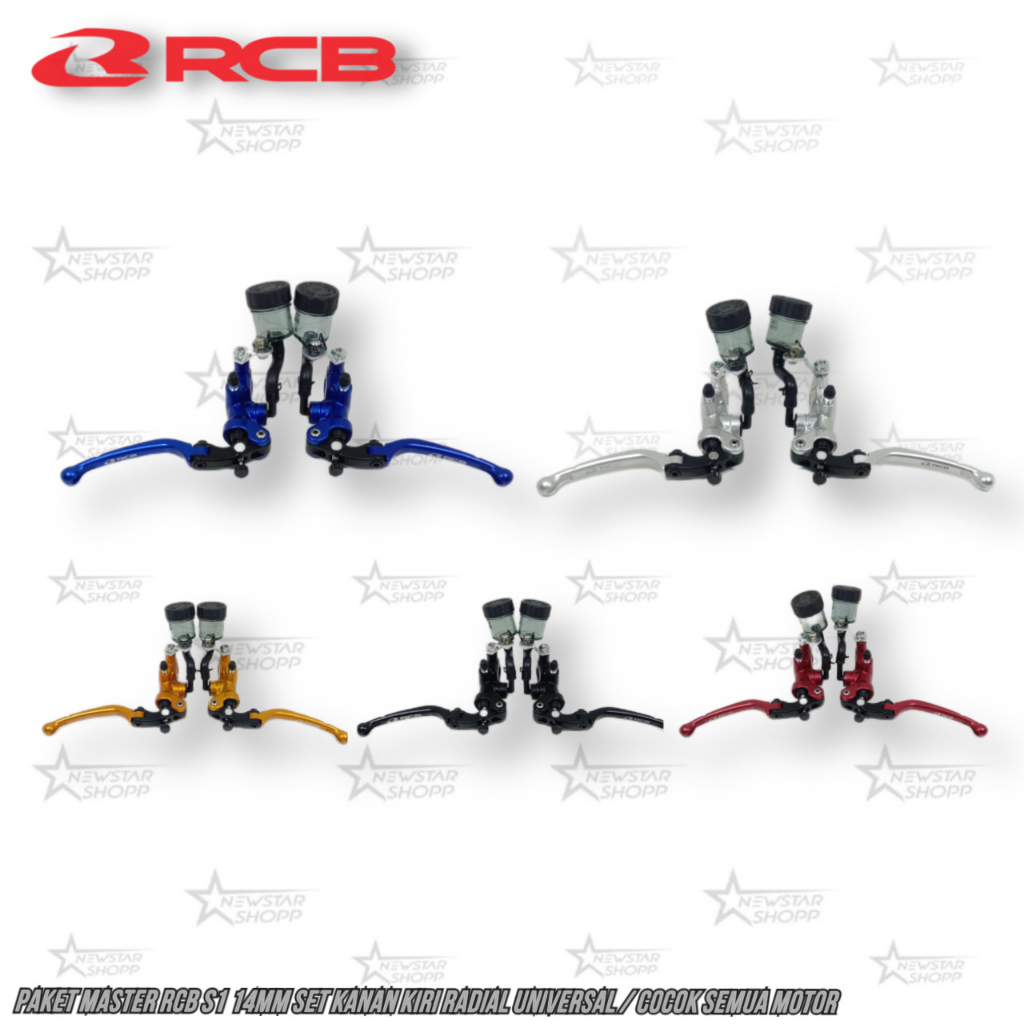 Jual Master rem RCB Radial S1 14mm set Kanan Kiri Nmax New / Old PCX ...