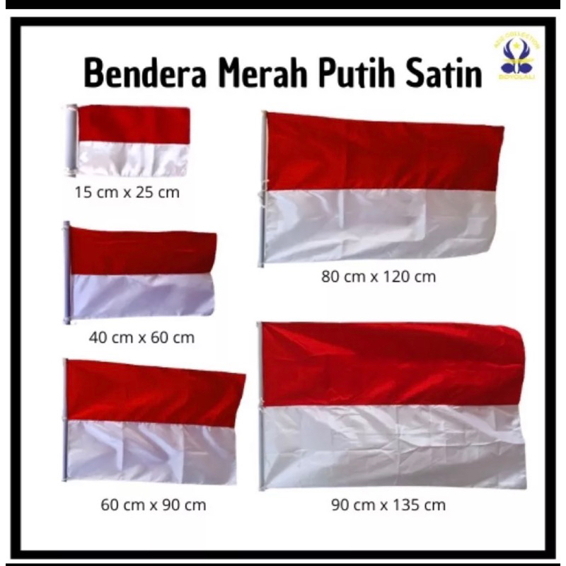 Jual Bendera Merah Putih Saten Shopee Indonesia