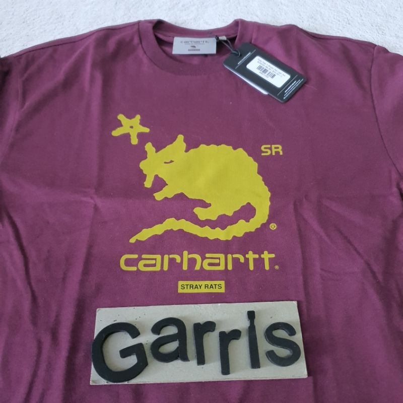 Jual CARHARTT WIP X STRAY RATS WONKY RAT LOGO TEE - SHIRAZ | Shopee  Indonesia