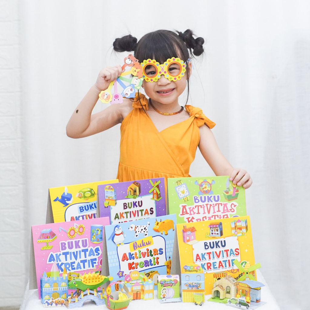 Jual BUKU AKTIVITAS KREATIF BINTANG / BUKU ANAK KREATIF / 6 SERI ...