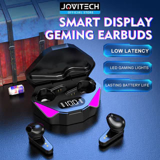 Jovitech X15 TWS Gaming Earphone Bluetooth No Delay V5.3 LED Smart Display Touch Control Hi-Fi Stereo - T23