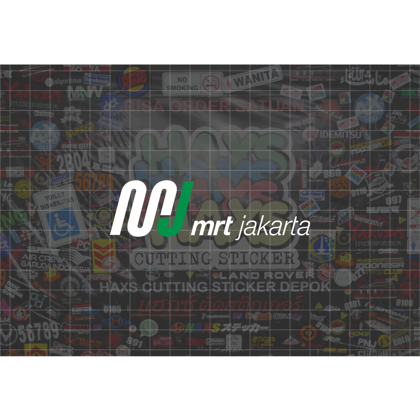 Jual Cutting Sticker MRT Jakarta Ukuran 10 Cm Untuk Motor Mobil ...