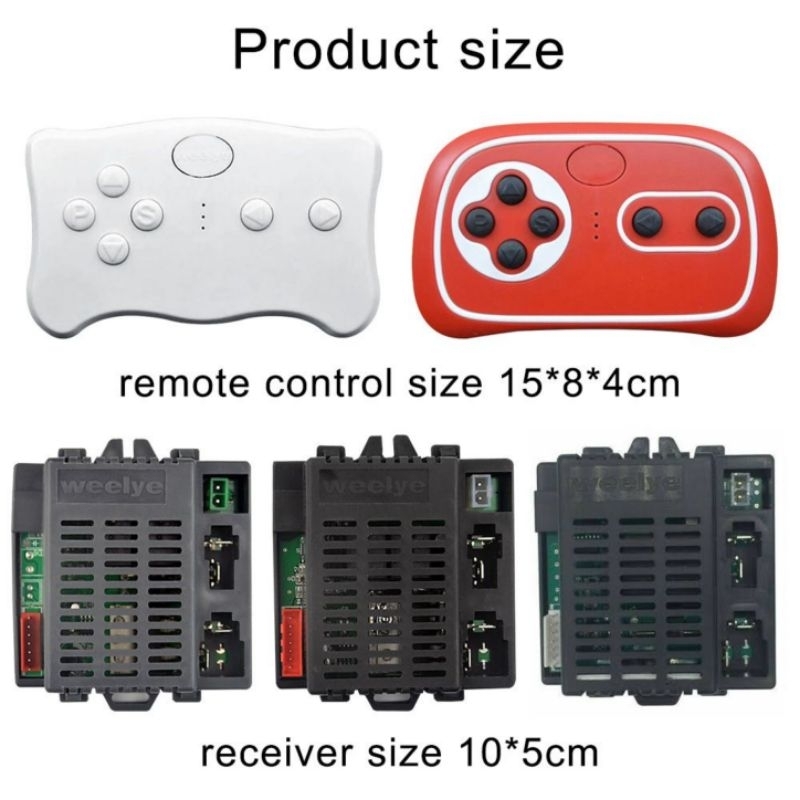 Jual RECEIVER WEELYE RX18 12V / 6V 7PIN SOCKET A / B 80W MOBILAN AKI ...