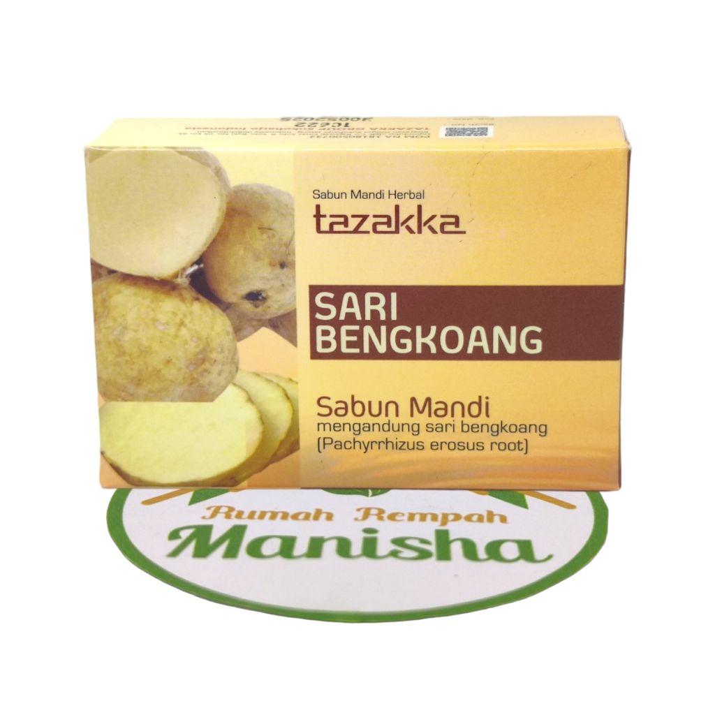 Tazakka Sari Bengkoang Herbal Bath Soap 90g Bar Cleansing Body Soap