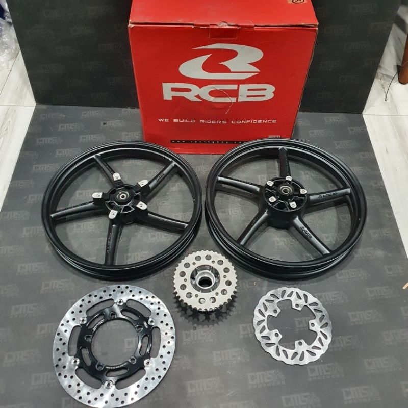 Jual Velg Rcb Racing Boy Sp 522 Hitam Ninja R RR SS Set Disc Bpro Depan ...