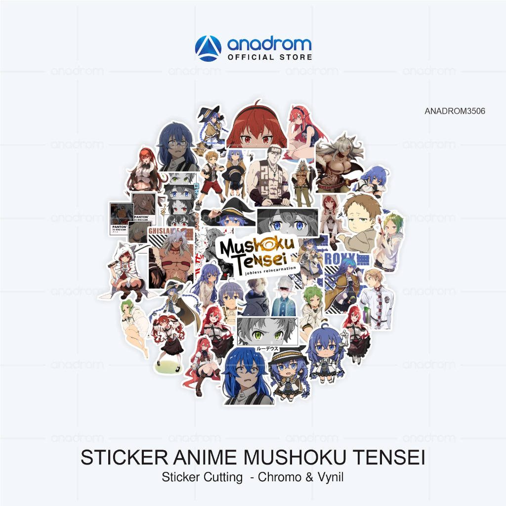 Jual Sticker Anime Mushoku Tensei | Sticker Anime & Aesthetic | Anadrom ...
