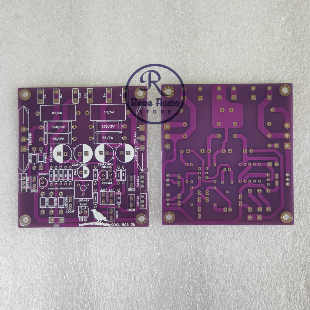 Jual PCB SOCL 504 TEF 2U Double Layer FR4 Fiber | Shopee Indonesia