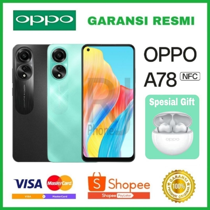 Jual OPPO A78 RAM 8+8GB/256GB GARANSI RESMI | Shopee Indonesia