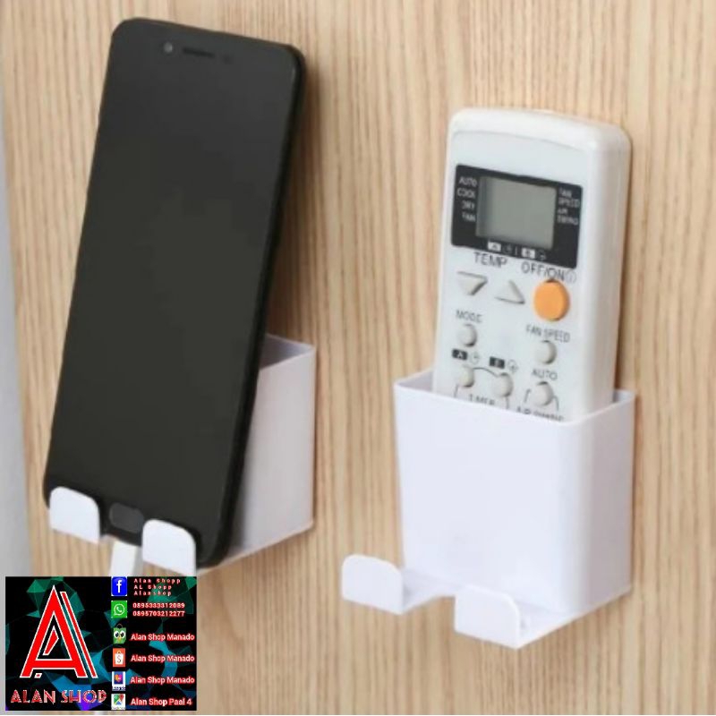 Jual RAK HANDPHONE REMOTE TEMPEL DINDING | Shopee Indonesia
