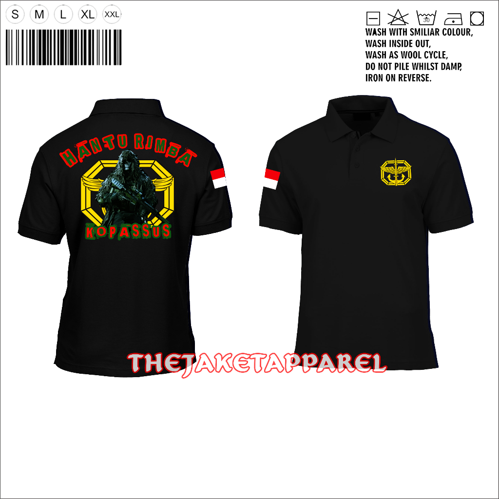 Jual KAOS POLO DEWASA KOPASSUS HANTU RIMBA DESIGN TERBARU - KAOS KERAH ...