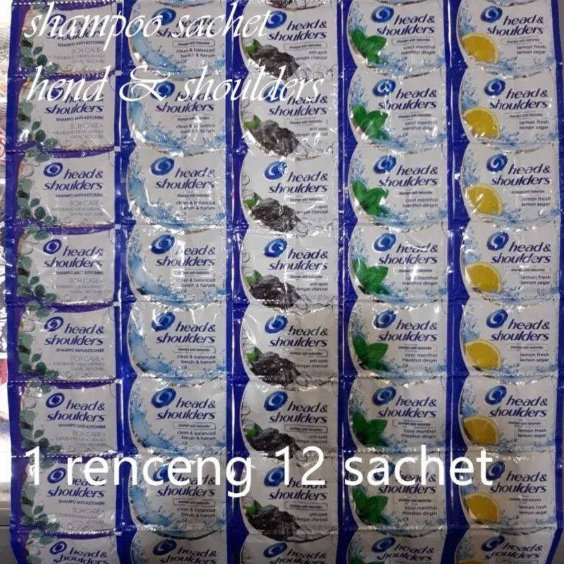 Jual HEAD & SHOULDER shampo renceng 12sachet | Shopee Indonesia