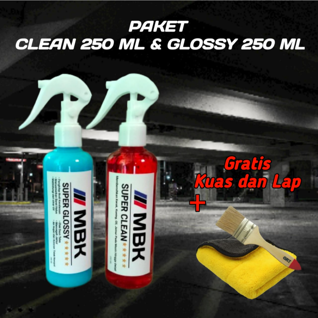 Jual Paket 250 ML Pembersih Kerak Mesin dan Pengkilap Body Kendaraan ...