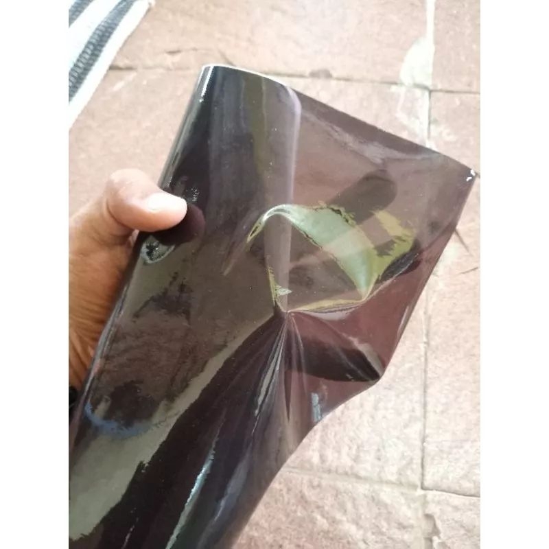 Jual sticker skotlet hitam transparan per 1 meter / 50cm scotlet ...
