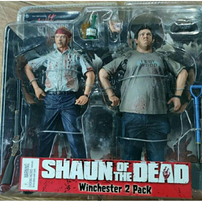 Jual NECA Shaun Of The Dead Winchester 2 Pack Movie Cult Classics Original Neca MOC Baru Segelan