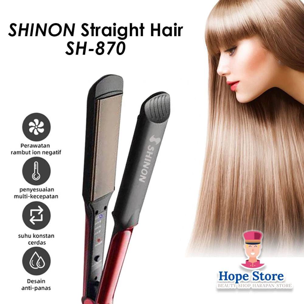 Catokan SHINON SH 870 Lurus Keriting Alat Catok Rambut Viral | AutoStock