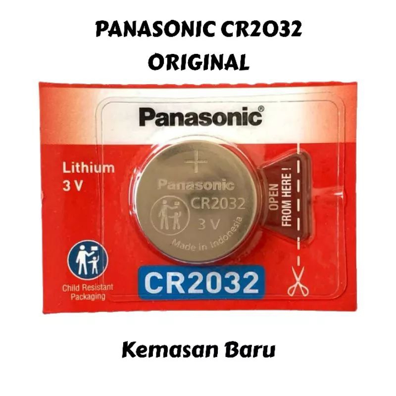 Jual Baterai Panasonic Cr2032 Original Cr 2032 Lithium Battery 3v