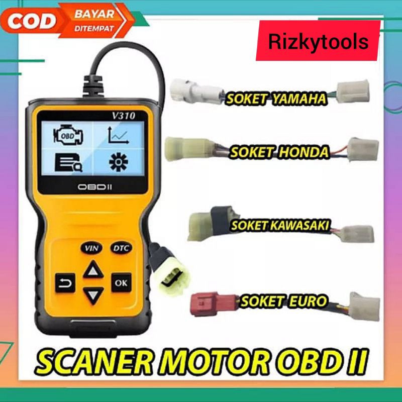 Jual scanner OBD 2 MOTOR INJEKSI | Shopee Indonesia