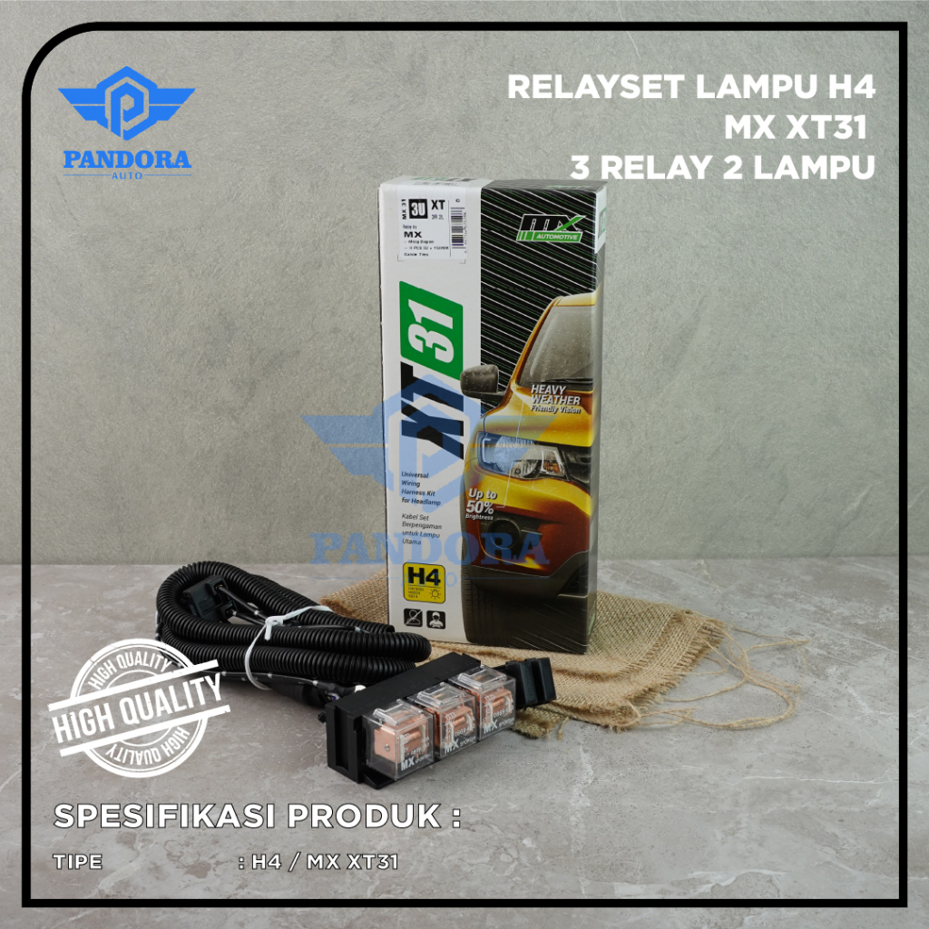 Jual Kabel Relay Set Lampu H Mx Xt Series Relay Untuk Lampu Mobil