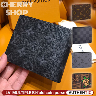Louis Vuitton Kusama Monogram Eclipse Multiple Men's Bifold Wallet