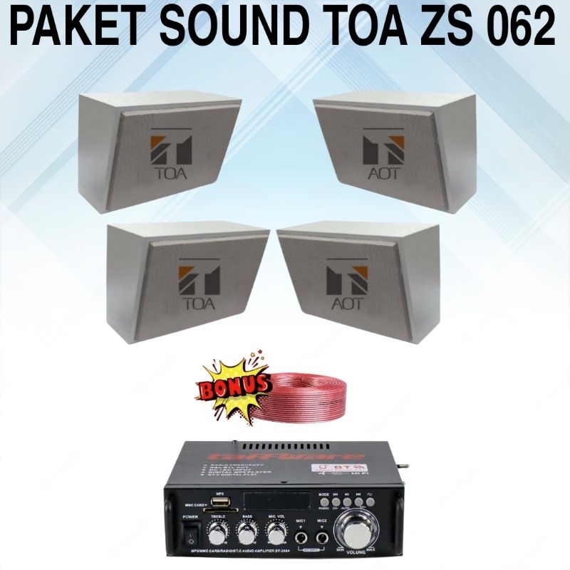 Jual PAKET SOUND SYSTEM INDOOR DAN OUTDOOR PAKET CAFE DAN RESTORAN 4
