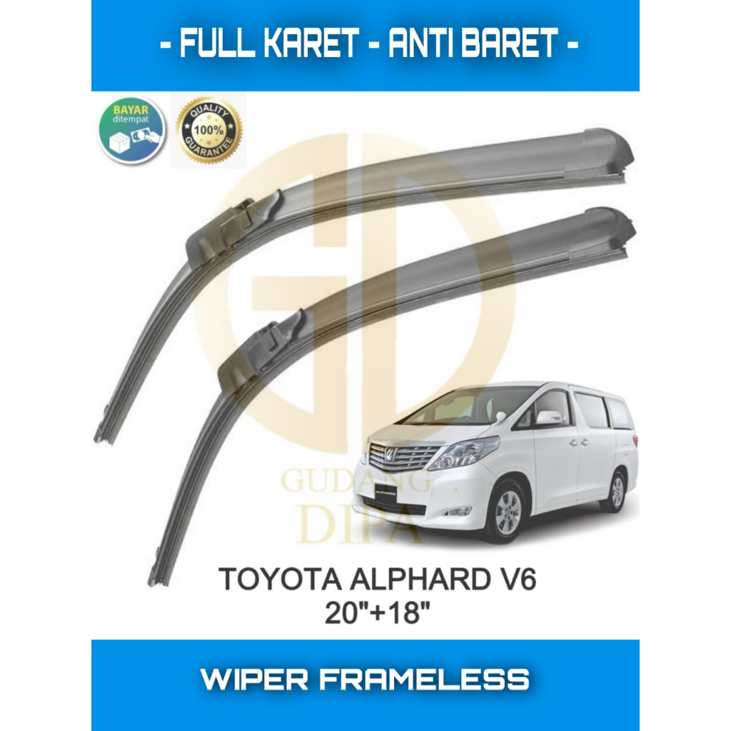 Jual Wiper Frameless Toyota Alphard Toyota Alphard V Toyota Alphard V