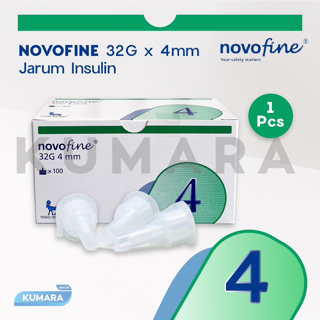Jual NOVO NORDISK - Jarum Insulin Novofine 32G 4mm / Needle Insulin 4mm ...