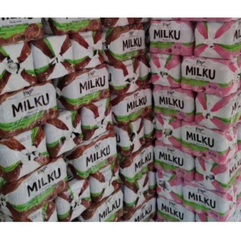 Jual SUSU MILKU COKLAT/STRAWBERRY 1 PACK ISI 12 PCS 200ML | Shopee ...