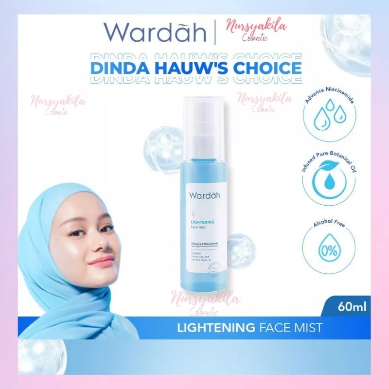 Jual Wardah Lightening Face Mist 60 ml Setting Spray Shopee Indonesia