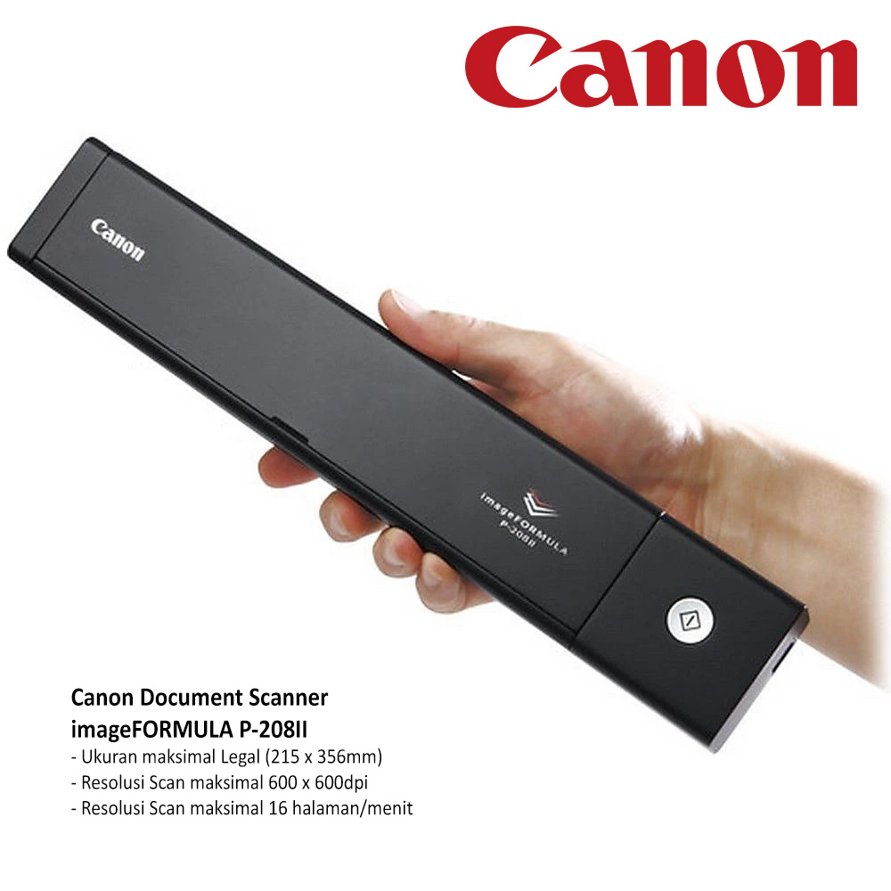 Jual SCANNER CANON P208II PORTABLE SCANNER CANON DR-P208 II | Shopee ...