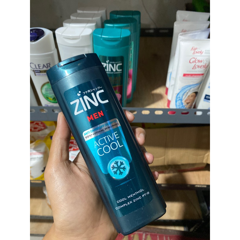 Jual Shampoo Zinc Anti Ketombe Hijab Active Rambut Rontok || Zinc ...
