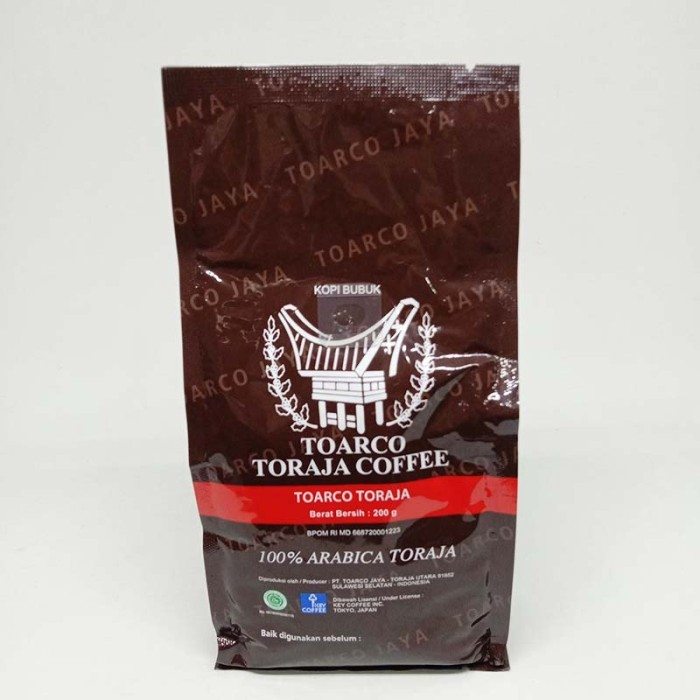 Jual KOPI TOARCO TORAJA 100% ARABICA POWDER L126 200 GRAM | Shopee ...